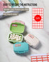 4 PC Pill Case, 3 Removable Compartments BPA-free Pill Box, Day Organizer for Travel Storage of Vitamins, Fish Oil, or