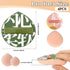 4 PCS Makeup Puff, Korean Teardrop Setting Powder Puff for Foundation, Concealer, Liquid Cream, Beginner-Friendly