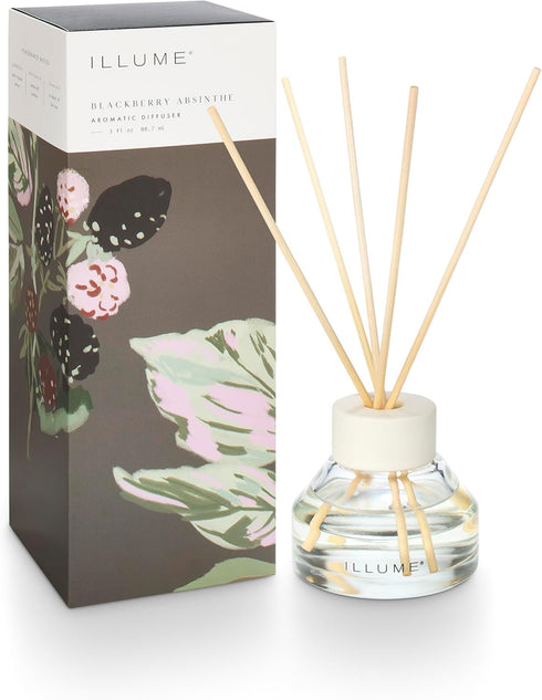 Illume BlackBerry Absinthe Aromatic Diffuser - Elegant Home Fragrance