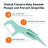 Amazon Basics Dental Flossers, Mint Flavor, Fold-Away Pick, 540 Count (6 Packs of 90), (Previously Solimo)