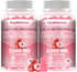 Healtionist 2 Packs 2000mg Calcium Citrate with Vitamin D3 K2 Supplements Gummies for