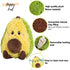 Happy Fuel Avocado Heating Pad 1.5lbs, Unscented Microwavable Plush Pillow for Women & Kids - Kawaii Hot & Cold Toy
