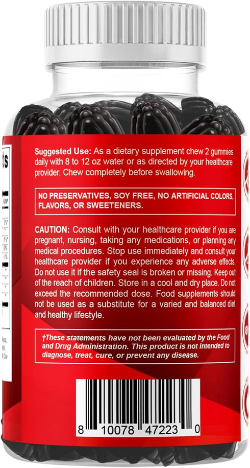Gummies 60 Gummies Vitamatic Glucosamine Chondroitin with MSM & Vitamin E Joint Support Formula Pectin-Based Vegan