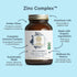 PURE SYNERGY Zinc Complex, Immune Support Supplement, Natural Vegan Zinc with Vitamin C and Organic Whole Foods