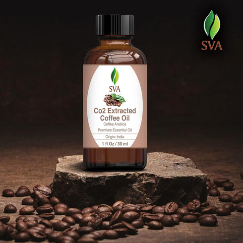 SVA Coffee Essential Oil – 1 Fl Oz – 100% Natural Coffee Oil for Diffuser, Hair Care, Face, Skin Care, Aromatherapy,