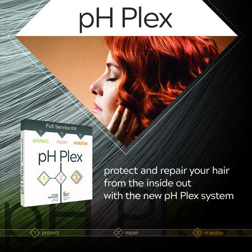 pH Plex Full Service Kit, Hair Care Treatment for Home Hair Color & Bleach, 1 Month Supply