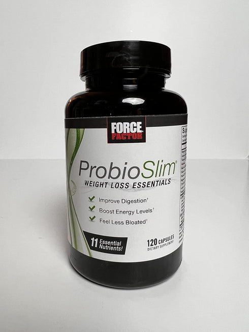 FORCE FACTOR ProbioSlim Weight Loss Essentials Daily Digestive Health Probiotic Supplement for Women and Men