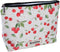 Makeup Bag Cherry Cosmetic Bag for Women, Aesthetic Toiletry Pouch Organizer for Travel Accessories Storage