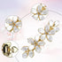 Vintage Hair Barrettes - Opal Hair Clips, French Crystal Flower Hairpin Hair Accessories for Women