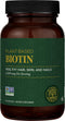 Global Healing Center Biotin (Vitamin B7) Supplement - Organic Sesbania Extract for Radiant Skin, Stronger Nails,