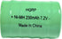 HQRP Battery for Siemens Medical System SERVOX, Unipower B10415, Emmerich 2023-C23, Romet Electro-Larynxes