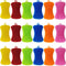 18PCS Silicone Sponge Dish Washing Scrubber, Double-Sided Reusable Non Stick Multipurpose Sponges for Dishes, Fruit,