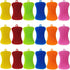 18PCS Silicone Sponge Dish Washing Scrubber, Double-Sided Reusable Non Stick Multipurpose Sponges for Dishes, Fruit,