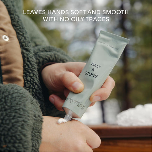 SALT & STONE Hand Cream, Hydrates & Nourishes Skin, Restores Dry Cracked Hands, 2 fl oz, Vegan & Cruelty-Free
