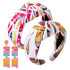 Teacher Headbands for Women, Wide Knotted Pencil Printed Hair Accessory Gifts, Back To School (Pattern A)