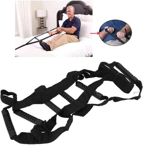 JEOZBM Bed Ladder Straps, Bed Ladder Assist Device, Pull up Helper and Sit up Helper with Handles, Assistive Bedside