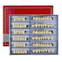 168 Pcs Dental Synthetic Resin Tooth Denture, 3 Sets False Teeth for Halloween Horror