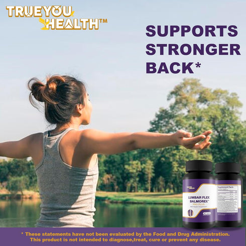 Lumbar Flex Balmorex Pro Plus Back Supplement - Natural Support for Lower Back Stiffness and Aches
