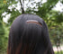 Yeshan 3.2" Plastic Hair Side Comb with Teeth Comb HairPin Clip for Women, Brown (12pcs)