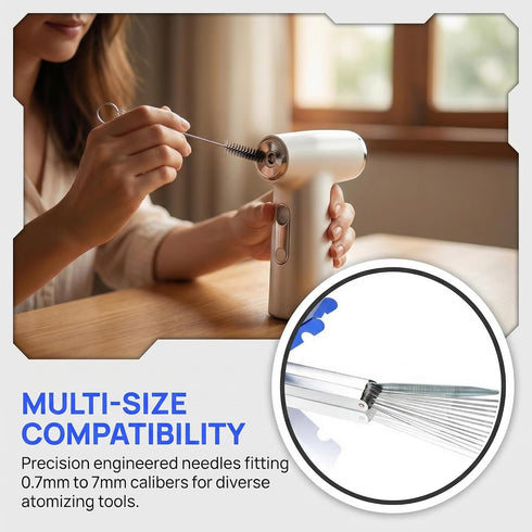 Nozzle Set 13 10 5 4 1 ETCTK5 Nano Mist Sprayer Cleaning Tool Cleaning Kit for Facial Steamer Wires, Cleaning Picks