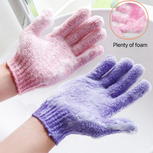 12 Pcs Deep Scrubbing Exfoliating Bath Gloves, Dead Skin Shower Gloves for Men and Women Spa Massage