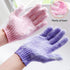 12 Pcs Deep Scrubbing Exfoliating Bath Gloves, Dead Skin Shower Gloves for Men and Women Spa Massage