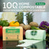 8 Gallon Compostable Kitchen Food Waste Bags, 30 Count Leak-proof Bags for Tall Kitchen Bin, BPI Certified
