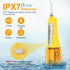 Water Dental Flosser for Teeth Cleaning, Rechargeable Cordless Oral Irrigator, 4 Modes, 6 Tips, IPX7 Waterproof,