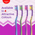 Pack 6) Colgate ZigZag Toothbrush for Deep Inter dental Clean with multi angle zig zag bristles (Medium