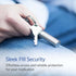Slim Single Chamber Keychain Pill Holder - Waterproof Stainless Steel Pill Case, Compact with Customizable Chambers