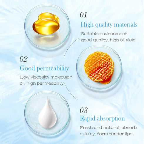 Jakuva 30PCS Collagen Crystal Lip Mask, Gel Lip Pads for Dry Lips, Nourishing & Moisturizing