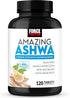 FORCE FACTOR Amazing Ashwa, 120 Tablets, Ashwagandha Supplement for Stress Relief, Memory, Focus, and Immune Support