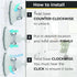 HONEYBULL Shower Mirror Fogless for Shaving, Suction Razor Holder, Small Bathroom Accessories (White)
