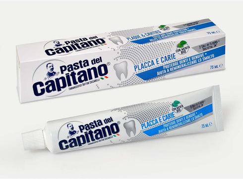 Organic Mint Toothpaste "Plaque and Caries" 75ml * 2.5 fl.oz Tube, Pack of 3