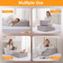 Leg Elevation Pillows for Sleeping, Memory Foam Wedge Pillow for Legs, Non-Slip Base, Removable Cover for Back Pain (10