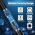 2 Pack USB Rechargeable Electric Candle Lighter - Flameless Windproof Arc Lighter with Flexible Neck (Black & Silver)