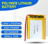 804050 3.7V Lipo Battery 1800mAh Rechargeable Lithium Polymer Pack with JST PH2.0mm Connector