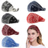 Paisley Bandana Headband for Women, Adjustable Turban Hairband, Pack of 6, Elastic Yoga Headband
