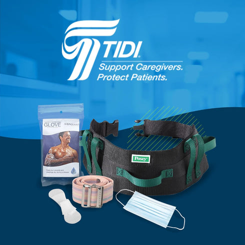 TIDI Posey Hipsters, Unisex, Medium – Qty: 1 – Comfortable, Washable Low-Profile Hip Protection Pads
