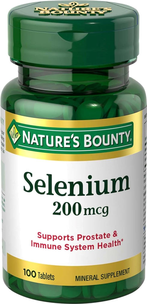 Nature's Bounty Selenium | 200 mcg | 100 Tablets