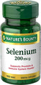 Nature's Bounty Selenium | 200 mcg | 100 Tablets