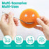 HELIME Scrub Sponges Dish Scrubber, Non-Scratch Multi-Functional Color Sponge, Temperature Controlled Cleaning Pads