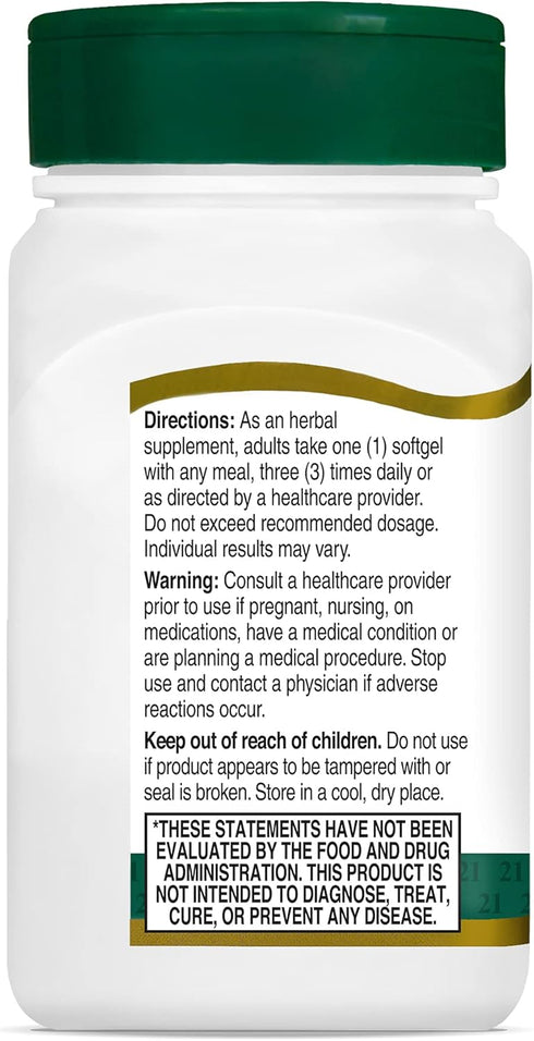 21st Century Evening Primrose Oil Softgels, 60 Count