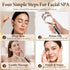TrendSphere Facial Massager Face Neck, Microcurrent EMS with LCD Screen, Electric Roller for Lifting Toning Puffiness