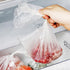 JOIKIT 2 Rolls 1000 PCS Plastic Roll Bags, 10 x 14 Inches Clear Produce Bag Roll for Food Storage