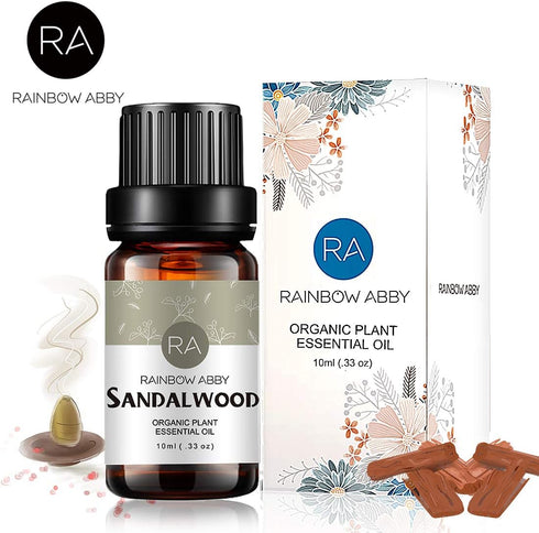 Sandalwood Essential Oil, 100% Pure Natural Aroma for Diffuser (10ML)