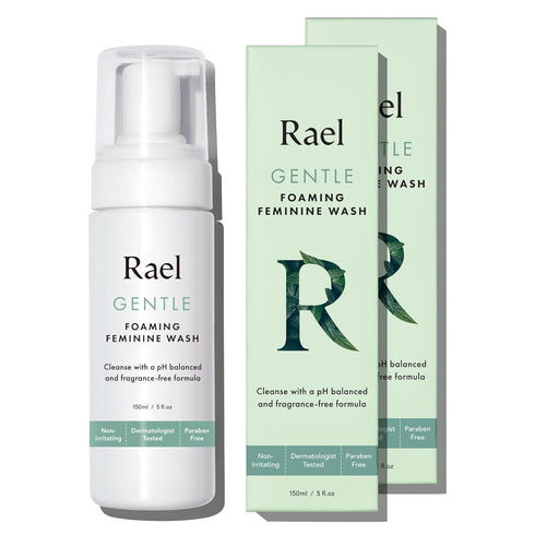 Rael Foaming Feminine Wash - pH Balance Intimate Wash for Women, Unscented, Sensitive Skin (5oz, 2 Pack)