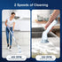 LA4 6 LABIGO Electric Spin Scrubber Pro, Dual Speed Bathroom Scrubber with Display & Replacement Cleaning Heads