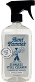 Aunt Fannie's Stainless Steel Spray Cleaner, Powered by Vinegar, Fingerprint and Residue