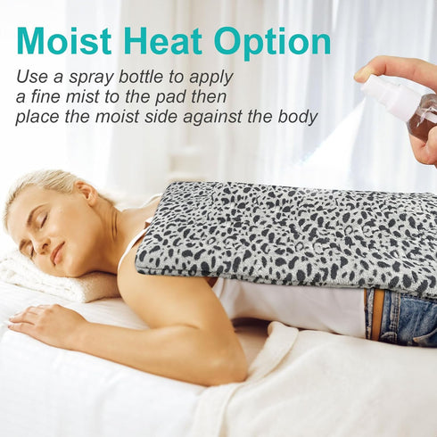 ZXU 12 Setting, 1-24H Function,12 24 Heating Pad for Back Pain and Cramps Relief, Ultra Soft Microplush Heating Pad